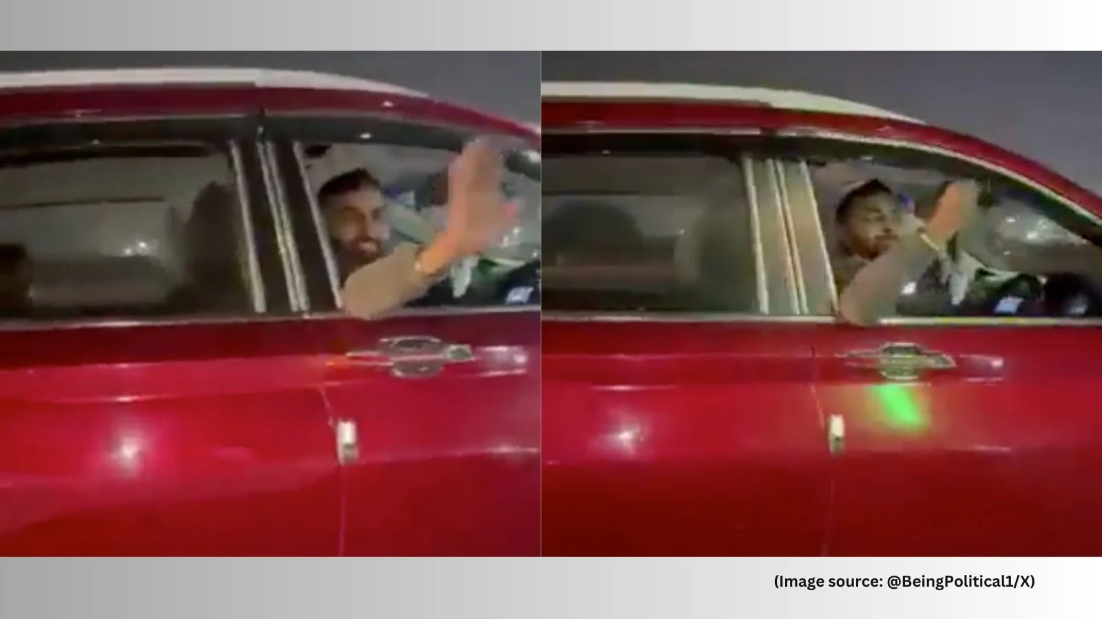 लाल एसयूवी में सवार पुरुषों ने परिवार की कार का पीछा किया, अश्लील इशारा किया; वीडियो सामने आया: ‘इस बकवास के लिए जीरो टॉलरेंस’